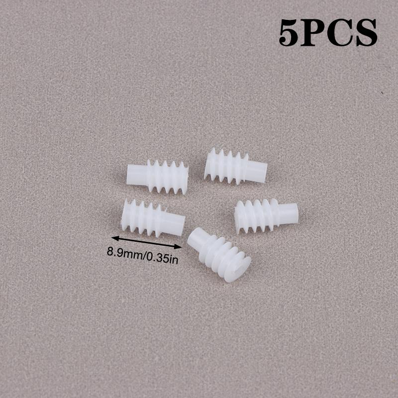 5Pcs M0.4 Plastic Worm For 2.0Mm Motor Shaft Electric Motor Replacement Parts For Remote Control Toy