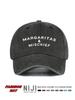 Margaritas & Mischief Graphic Print Baseball Cap Casual Retro Adjustable Sun Hat