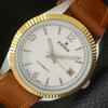 VINTAGE EDOX AUTOMATIC SWISS MENS WHITE COLOR DIAL WRIST WATCH A701968-1 R207-a701968