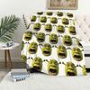 Funny Art Meme Movie Flannel Warm Comfort Soft Plush Blanket for Sofa Living Room Hogar Office Bedroom Travel Gift Home S-ShrekS