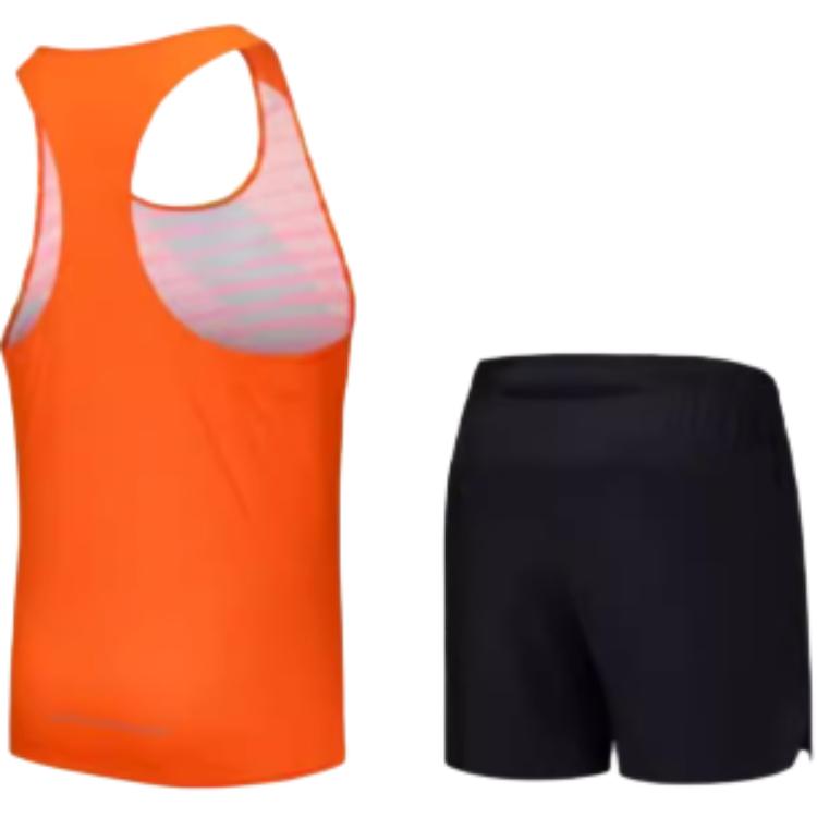 Anta Bequemes ärmelloses einfaches Tanktop Atmungsaktive schnelltrocknende Shorts Fitness-Set Herren Activewear 952525201-2