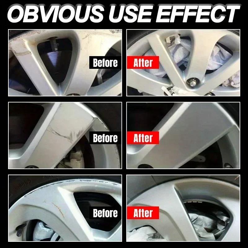 Auto Wheel Scratches Repair Wax Car Tire Retread Polishing Metal Protective Anti-oxidation Maintenance Clean