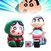 Chan Crayon Shin Motorcycle Action Figure Doll Collectible Toy Car Gift Decor