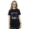 DC Comics Damen/Damen Batman Football Gotham City Boyfriend-T-Shirt aus Baumwolle