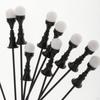 10pcs Train Street Lights Garden and Park Scenery Single Lamp Post Buildings Model 1:0 HO TT N