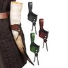 Vikinges Drinking Horn Belt Holder Medieval Vikinges Cup Beer Mug Leather Belt Holsters LARP Halloween Cosplay Costumes