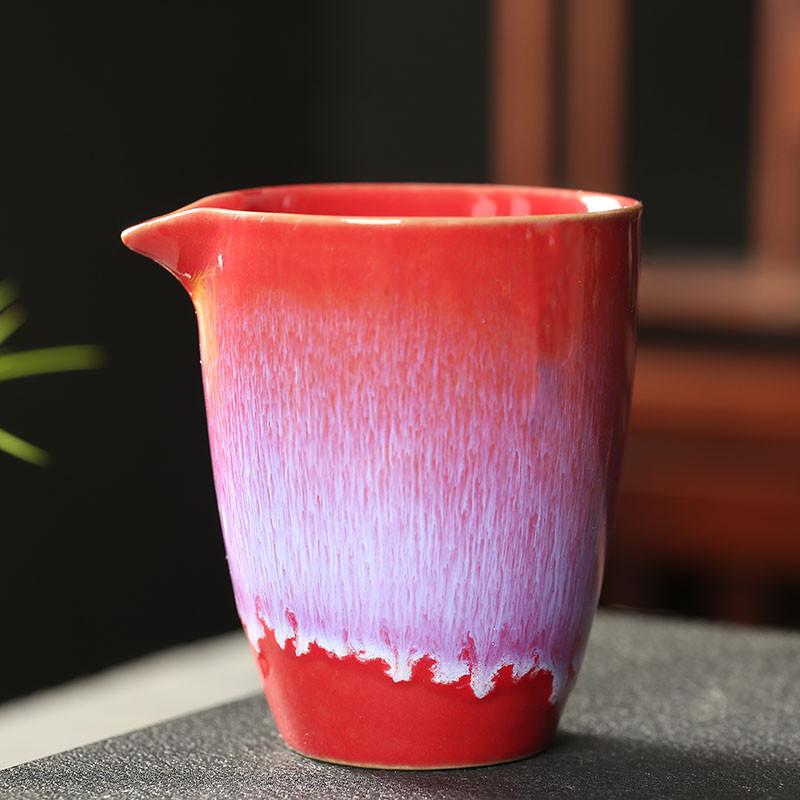 Japanese Ceramic TeaCup Kiln Transformation Fair Cup Chahai Chinese Home Decoration Heat-resistant Kung Fu Tea Accessories New