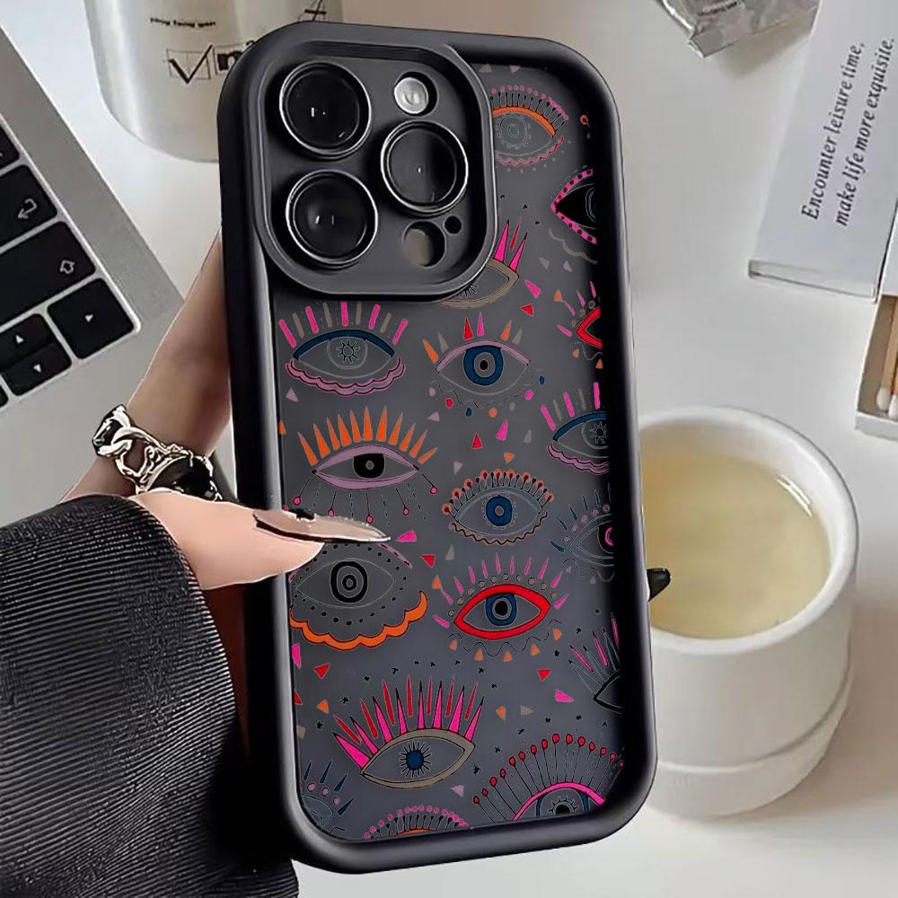 

Lucky Blue Eye Evil Eye Print Phone Case For OPPO A5 A3X A5X A6X A54 A55 A57 A58 A72 A74 A78 A79 A93 A94 FIND X3 X5 X8 X9 Cover OPPOF295G