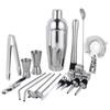 Stainless Steel Bartender Set: Boston Shaker & Cocktail Tools
