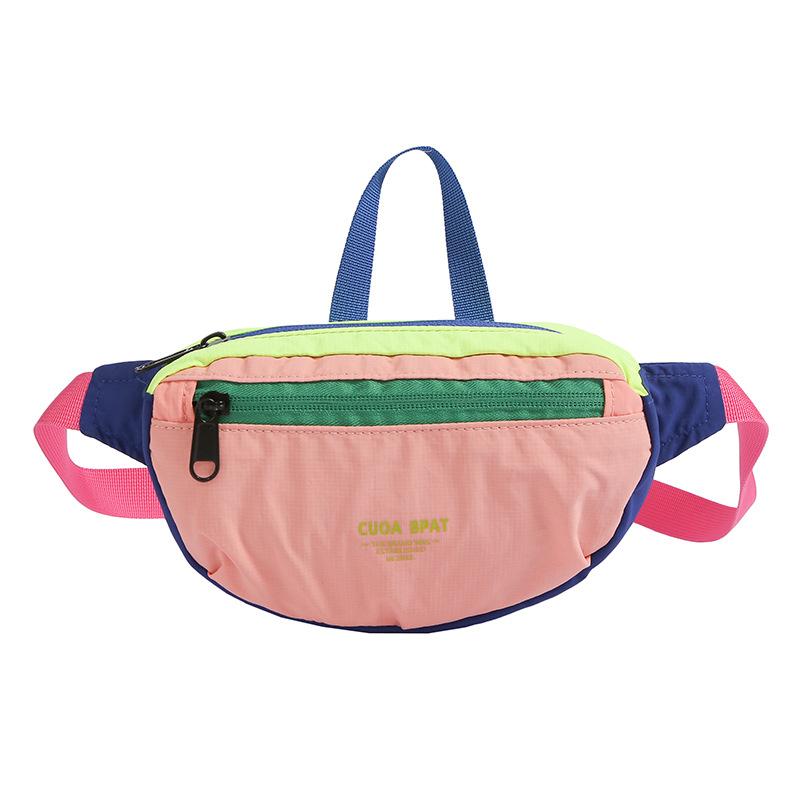 

Fashionable Trendy Boys and Girls Shoulder Bag for Children, Kids Cross-body Bag, Sports-style Children s Waist Bags розовый