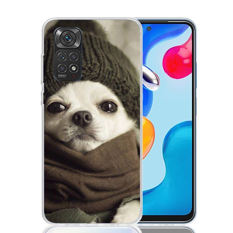 

Chihuahua Puppy Teacup Dogs Phone Case For Xiaomi Redmi Note 15 14 13 12S 12 Pro Plus 11S 11E 11 11T 10S 10 Art Soft Pattern Cov Redmi Note 14 4G
