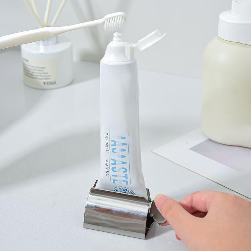304 Stainless Steel Manual Toothpaste and Cosmetic Squeezer for Bathroom