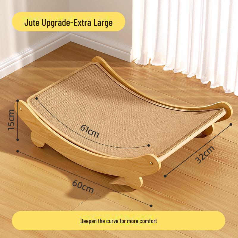 Sisalové škrabadlo pro kočky: Odolná, neloupavá deska s lůžkem a drápy