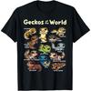 Geckos Shirt Kawaii Geckos of The World Gecko Lovers T-Shirt
