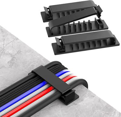 Organisateur de câbles, support de gestion de câbles, enrouleur de câble USB Flexible, Clips en Silicone bien rangés pour souris, clavier, protection des écouteurs
