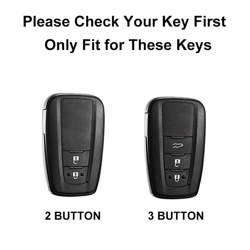 Modne etui na kluczyk samochodowy z TPU, pełna osłona, skorupa dla Toyota Prius Camry Corolla CHR C-HR RAV4 Land Cruiser Prado, akcesoria do breloczka