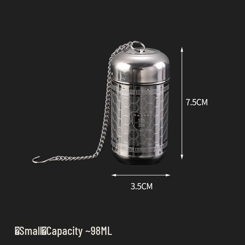 

304 Stainless Steel High-Density Tea Infuser and Strainer with Separator for Tea and Soup.