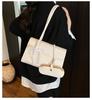 Simple and versatile bag women's large capacity 2025 new summer shoulder armpit bag casual texture commuter tote bag