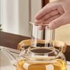 CLITON Heat-Resistant Glass Coffee & Tea Set with 4 Cups