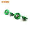 For KAWASAKI Motorcycle Chain Slider Washer CNC Machining Swing ARM Pad Buckle Flat Fork Gasket Screw Kit KX250F KX450F KXF 250