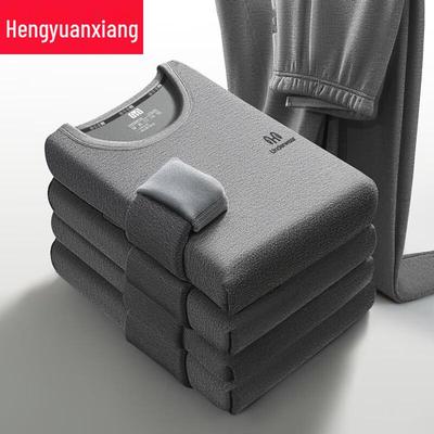 Męska bielizna termiczna Hengyuanxiang G6031 z mieszanki kaszmiru