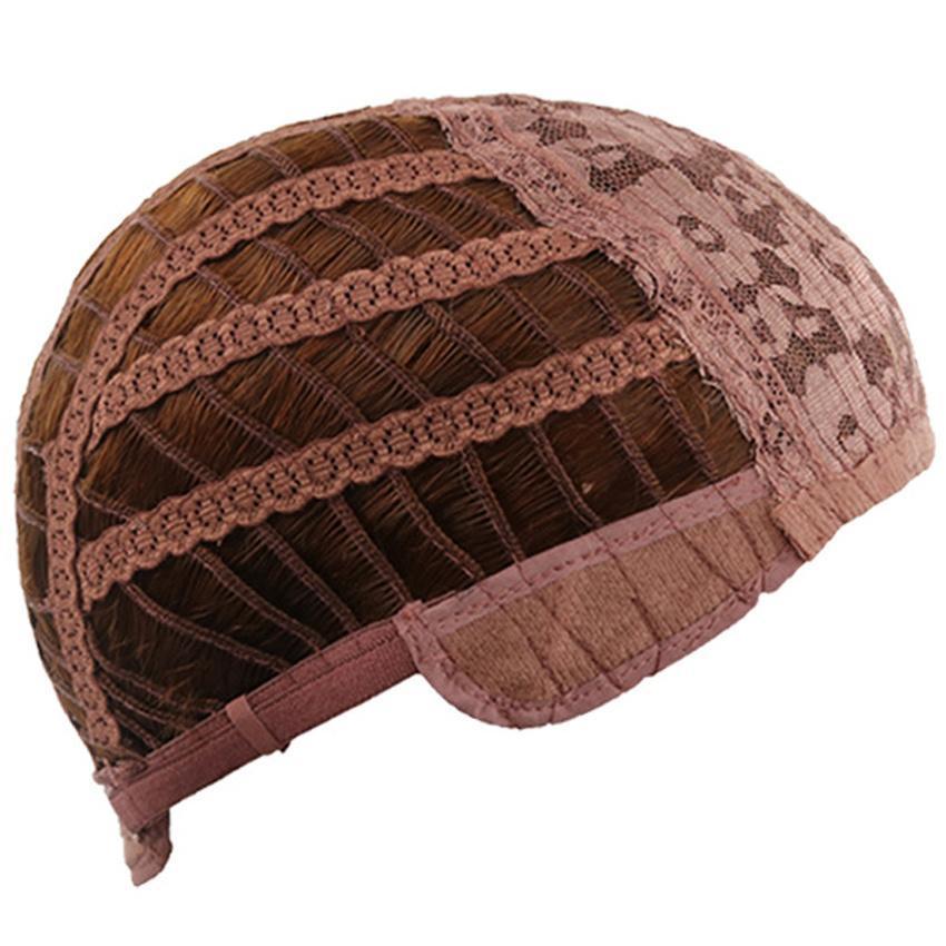 Golden Brown Curly Hair Wig Ladies Fashion Cos Short Hair-Wigs Women BOB Ombre Blonde Full Headwear Cosplay Wavy