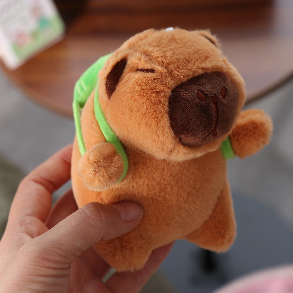 Capybara Capybara Plush Pendant Simulation Capybara Plush Toy Simulation Capibara Keychain  Unisex