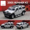 1/64 Scale Hummer H2 SUV Toy Car Model JKM 1:64 Off Road Sport Miniature Vehicle Free Wheels Diecast Alloy Collection Gift Children
