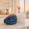 Dragon Eye Scented Candle Making Silicone Mold DIY Halloween Craft Handmade Plaster Ornament Epoxy Resin Mould for Decorative