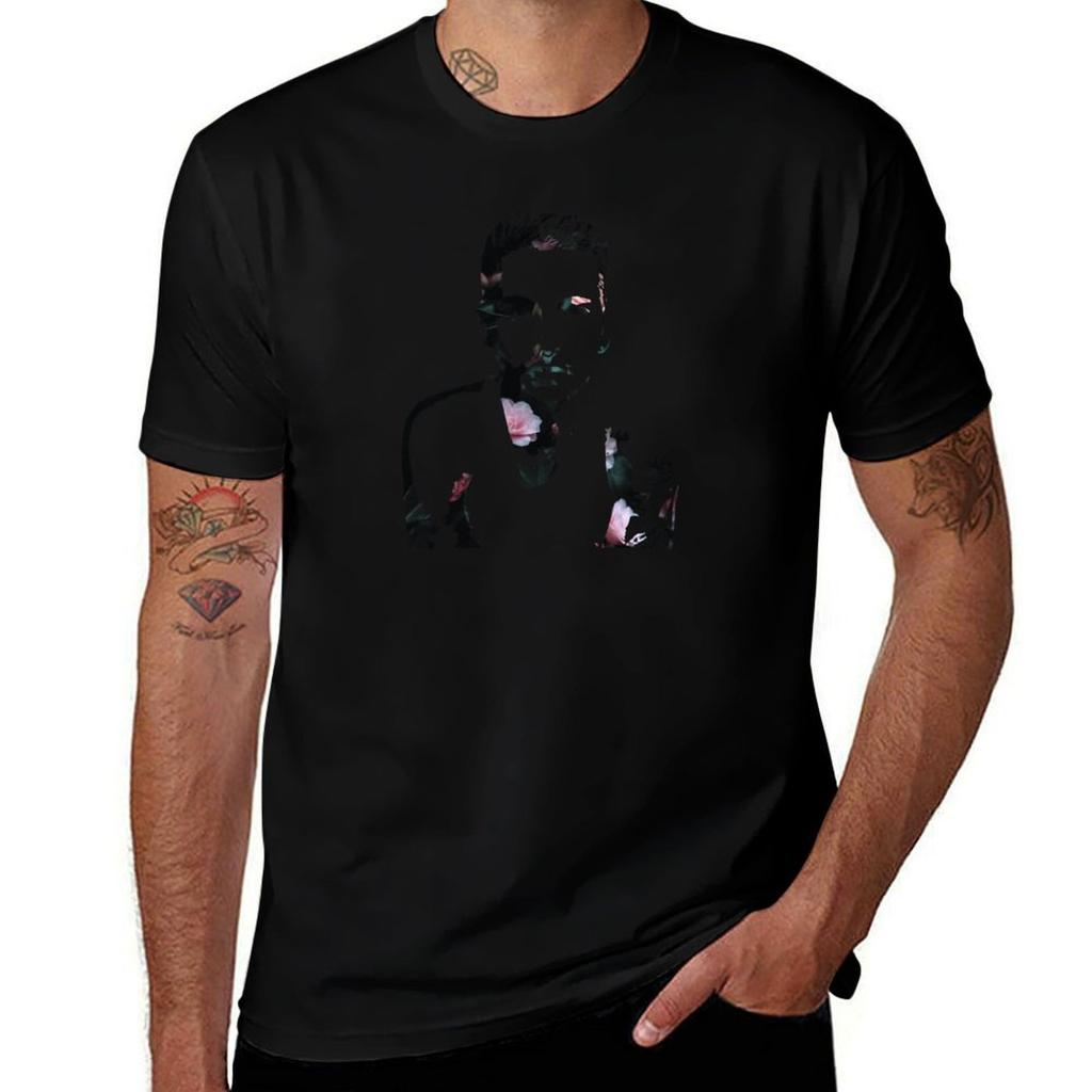 Bill Kaulitz Silhouette T-Shirt Anime T-Shirt T-Shirt Mann Casual T-Shirt