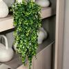 Weatherproof Hanging Plants for Garden Artificial Plant Vines, Flexible Plastic Rattan Waterproof Fake Decorative Window Frames No
