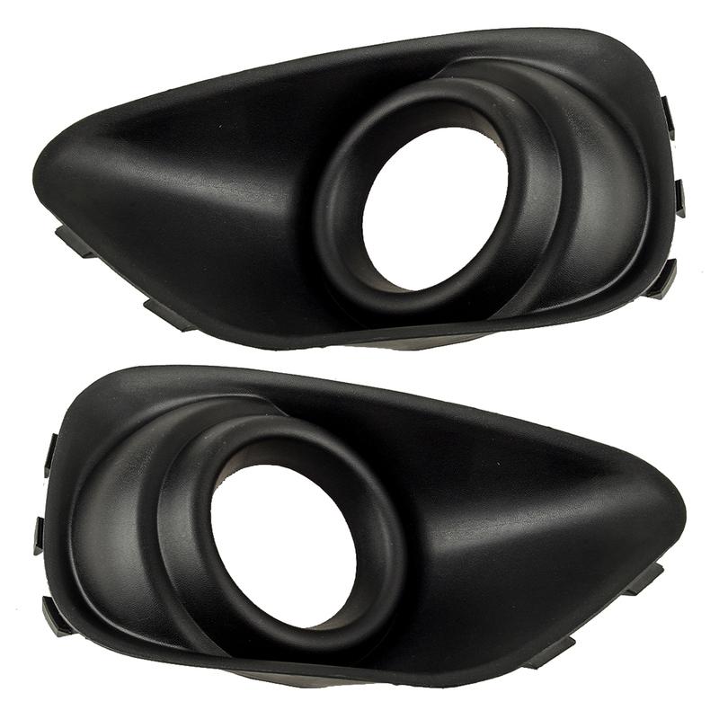 

1 Pair Front Bumper Fog Light Cover Grille Lamp Bezel Frame 68109871AA 68109870AA Fit for Jeep Compass 2011 2012 2013 2014-2017