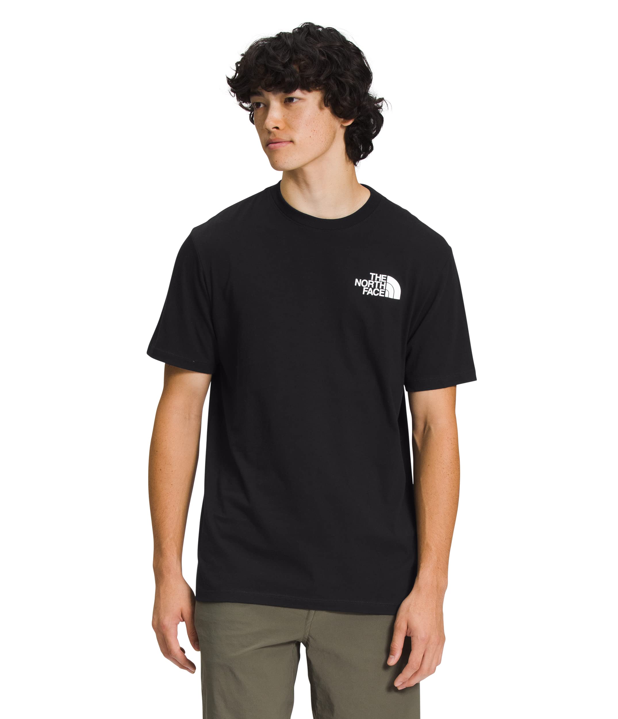 

Северная футболка с коротким рукавом и принтом на спине логотипа BOX BOX NSE Tee NF0A812H Черная Размер M [The Face] Мужская футболка [Б/у] чёрный