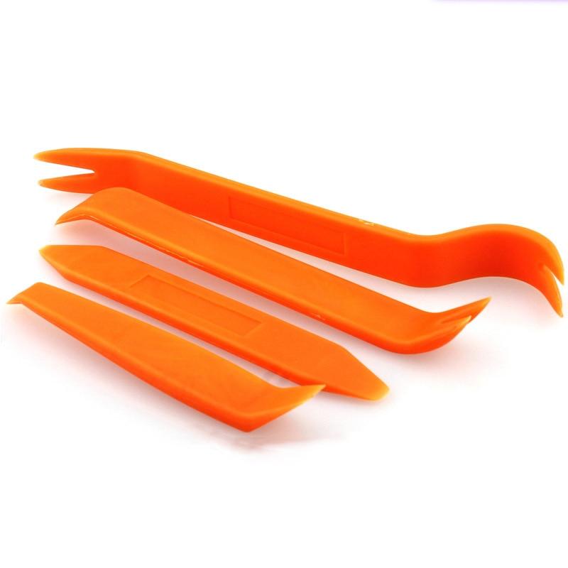 1pc Car Door Panel Removal Tool + 4pcs Panel Audio Trim Removal Tools Automobile Nail Puller Audio Door Clip Dash Pry Tools
