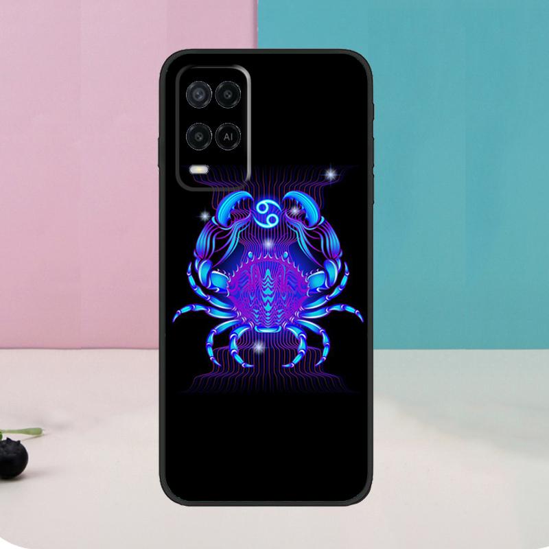 Zodiac Signs Case For Oppo A74 A54 A94 A80 A60 A40 A18 A38 A58 A78 A98 A96 A76 A16 A15 A17 A57 A5 A6 Pro
