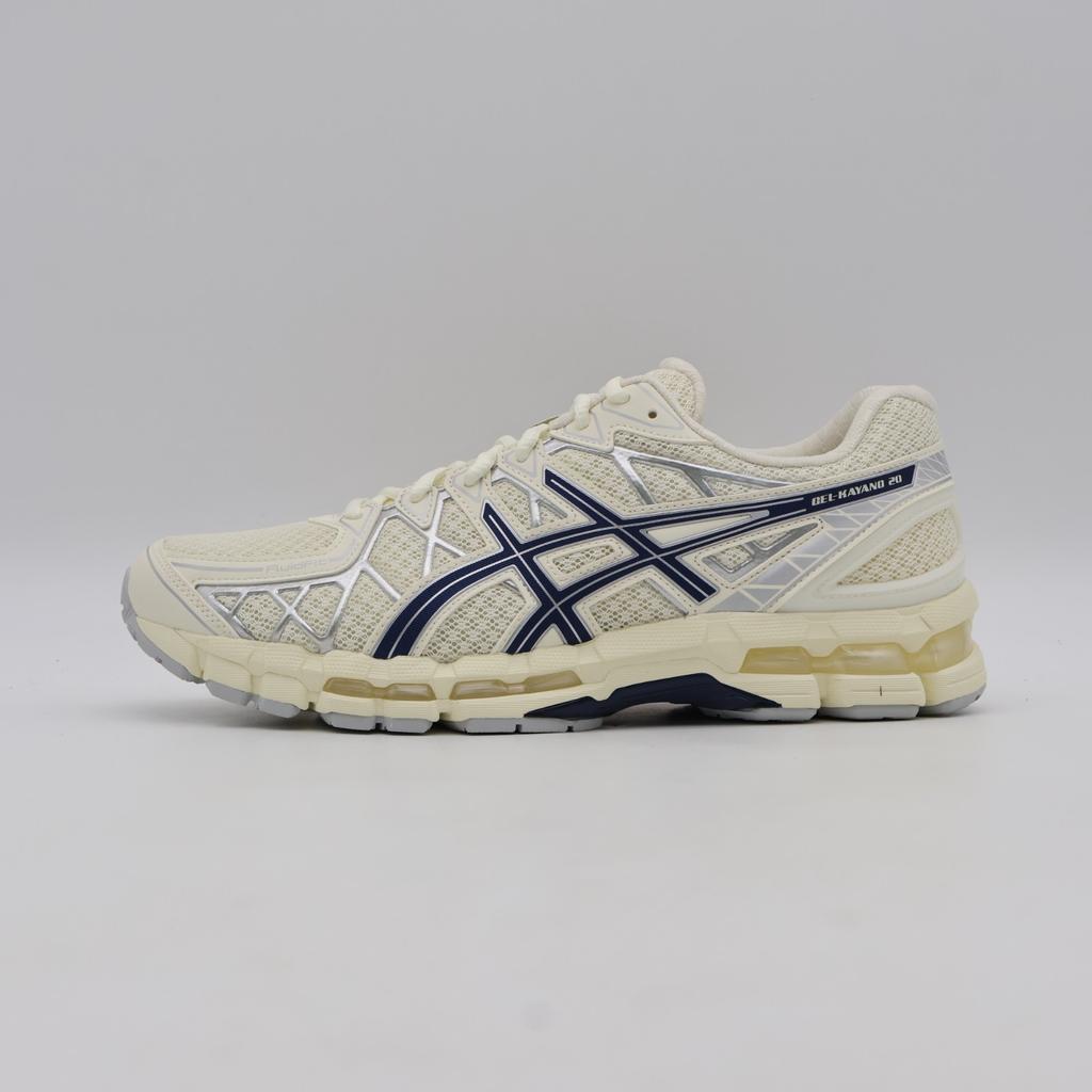 1203A388-104 Asics Gel-Kayano 20 Cream Independence Blue (Men's)