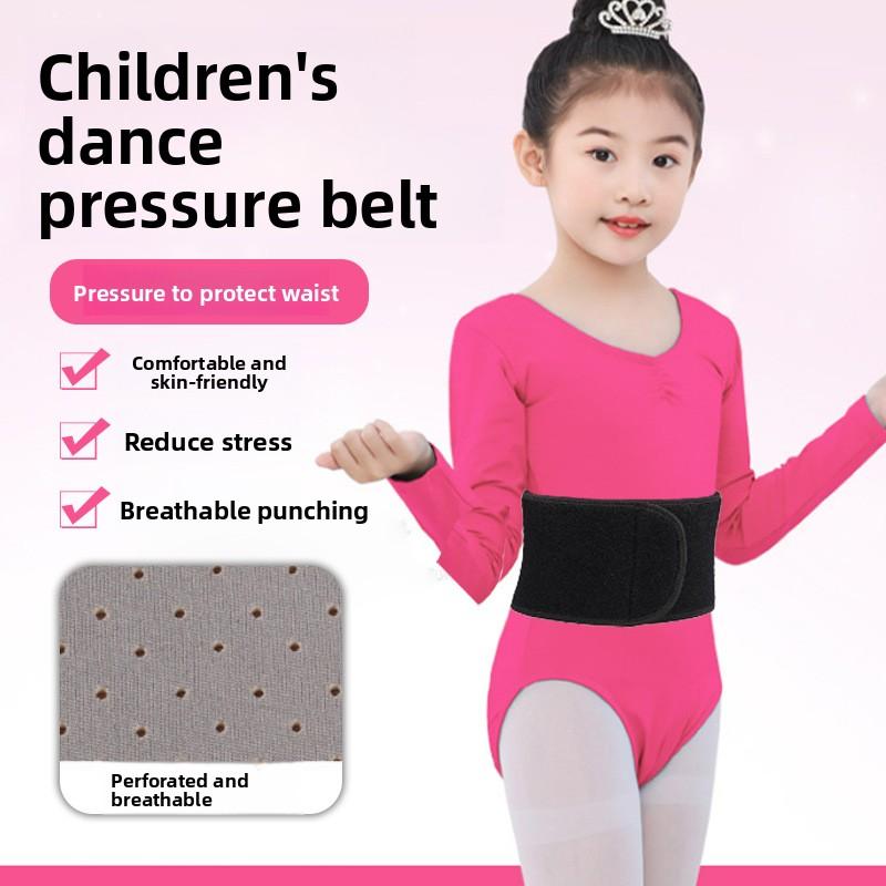 

Пояс на талию Детский танцевальный пояс для нижней части талии Тренировочный пояс для растяжки Пояс на талию с компрессией и дышащий Пояс для живота Йога Защитное снаряжение One size