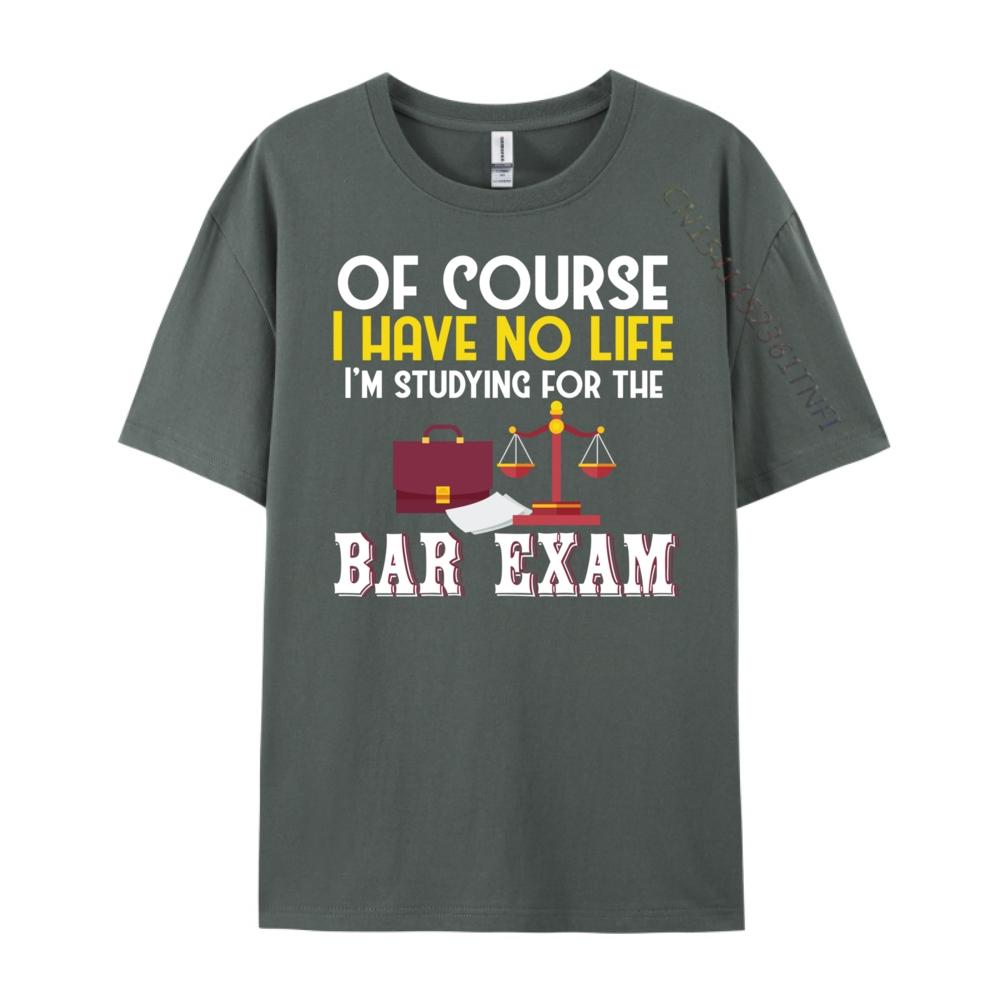 Law School Bar Exam Lawyer Student Luxury Clothing Female Fashionable and Trendy Tshirts Men Original Tees
