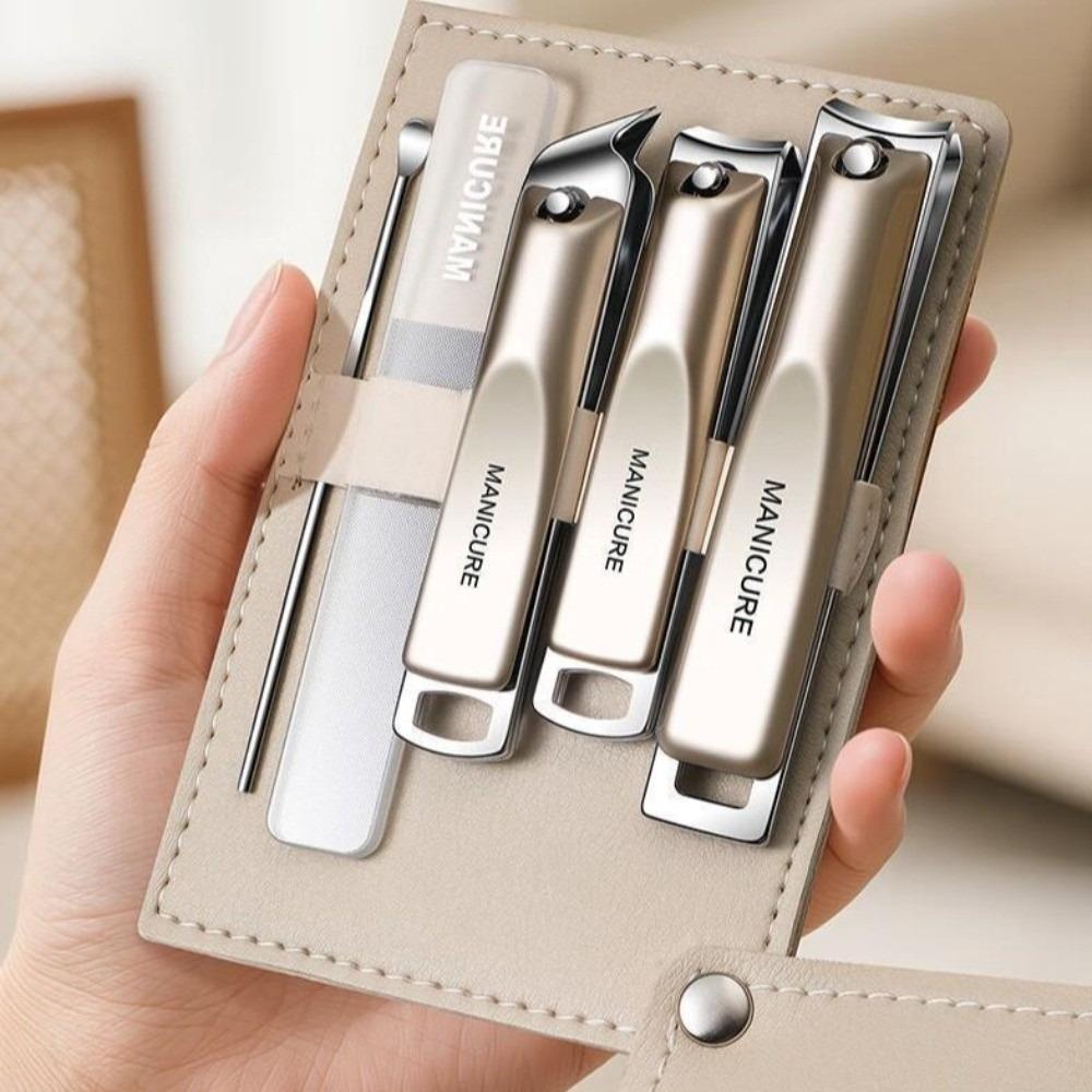 Storage Case Nail Clippers Set Multifunction Pedicure Care Tools for Gift Use