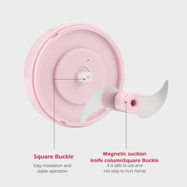 Elektrický mini sekáček na česnek Kráječ na česnek Lis na česnek Sekáček na česnek Paprika Chilli Zelenina Ořechy Mlýnek na maso Potravinový procesor Sekáček