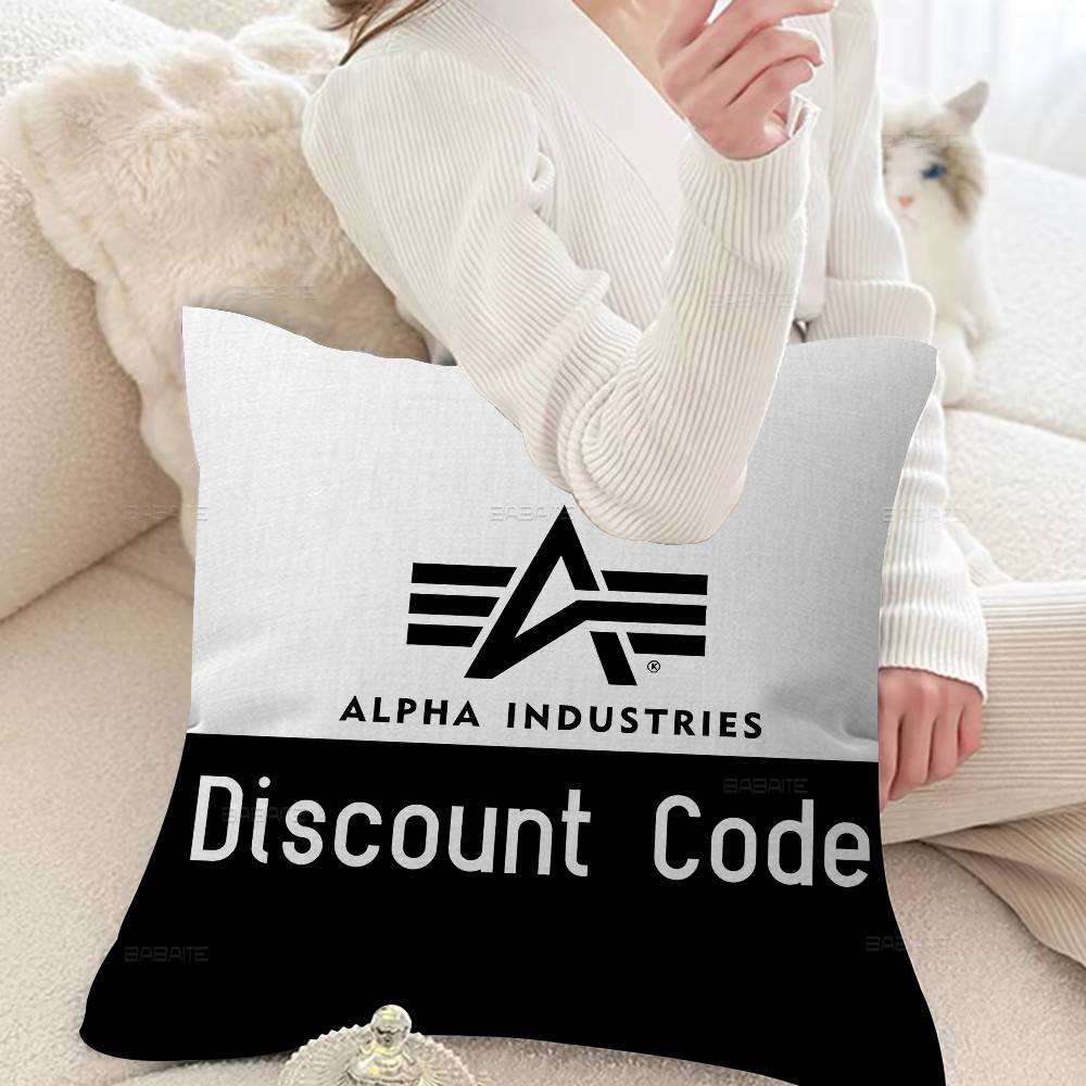 Alpha La Industries Pillow Cover Sofa Cushion Cover Home Room Decoration Children Gift