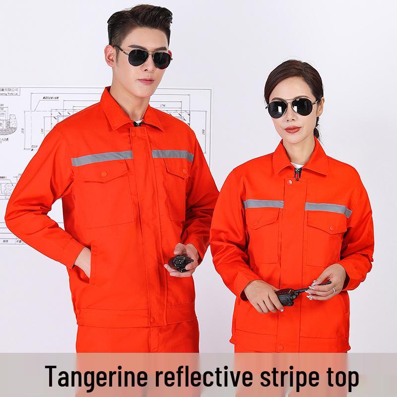 Men's Long Sleeve Workwear Set - Durable Labor Protection for Workshop and Auto Repair. Perfect for Spring and Autumn.