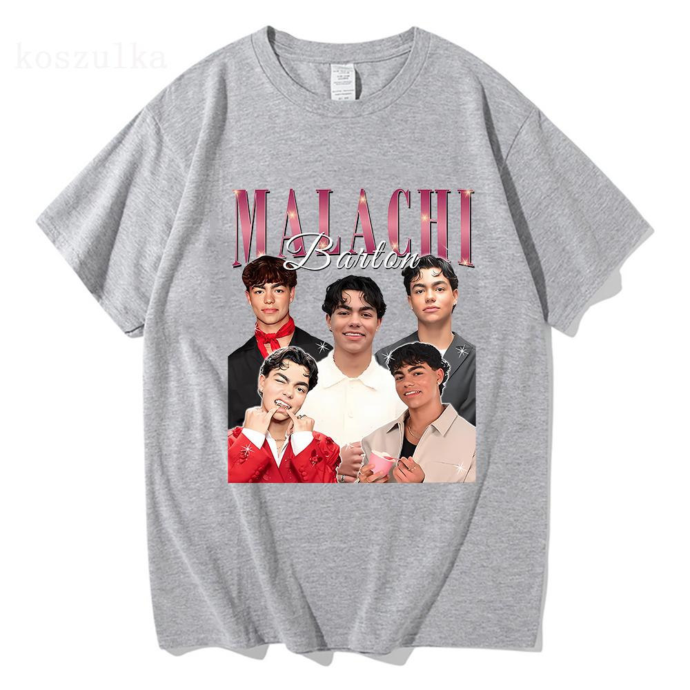 

Marcaschi Barton Printed Tshirt suitable for both men and women a fashionable and casual cotton shortsleeved shirt S