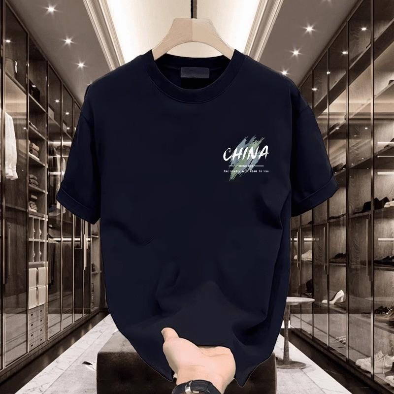 

Летняя мужская женская футболка с круглым вырезом, коротким рукавом и принтом, дышащие спортивные топы S