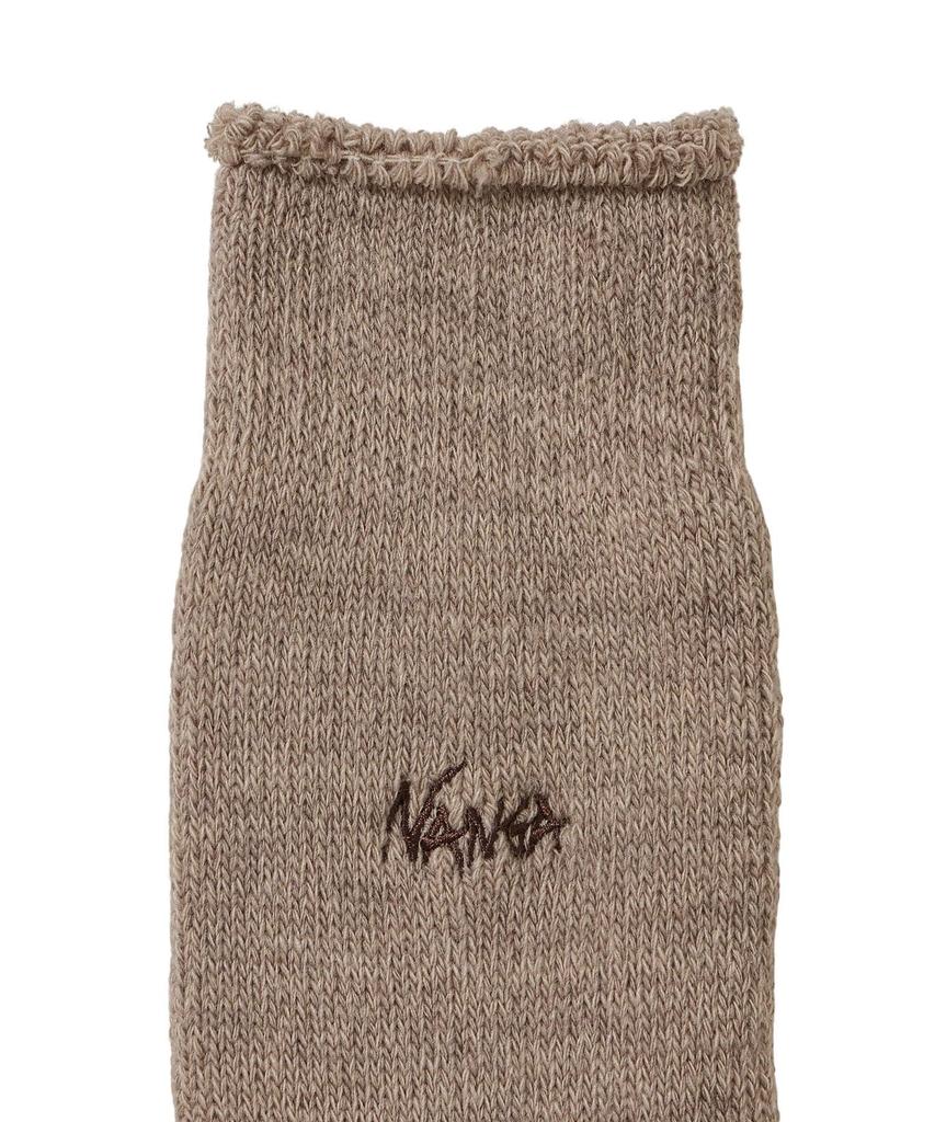 NANGA WARM PILE ROOM SOCKS BEG Beige NG2443-1Z001