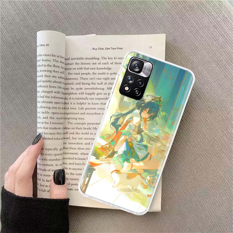 

Star Rail Yunli Phone Case For Redmi Note 13 12 Pro Plus 14 15 Pro 5G 11 11T 11E 11S 10 Pro 10S 9 9S Cover Cell Clear TPU Capa C Redmi Note 10(10S)4G