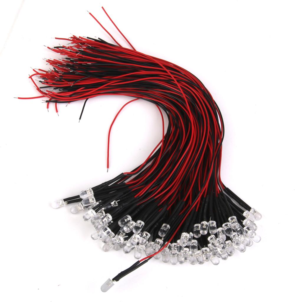 20 Pieces Pre 5mm 3V 42V LED