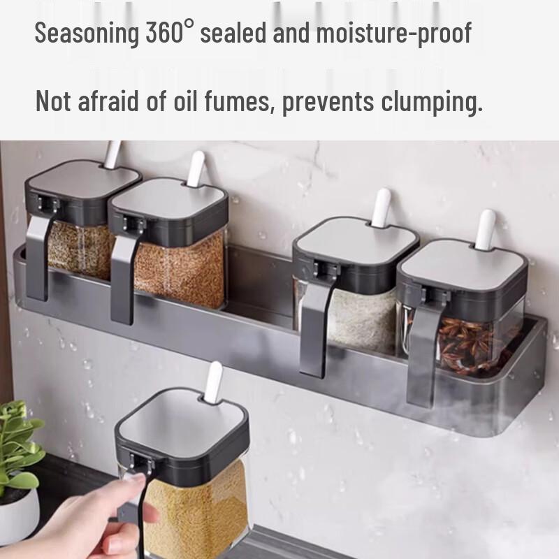 Modern Spice Jar Storage Set