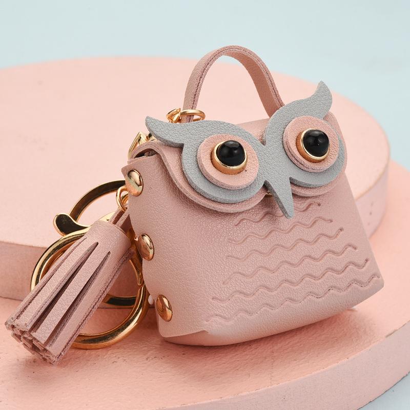 Creative Owl KeyChain Bag Pendant for Women Cute Doll Small Coin Purse KeyChain Gift