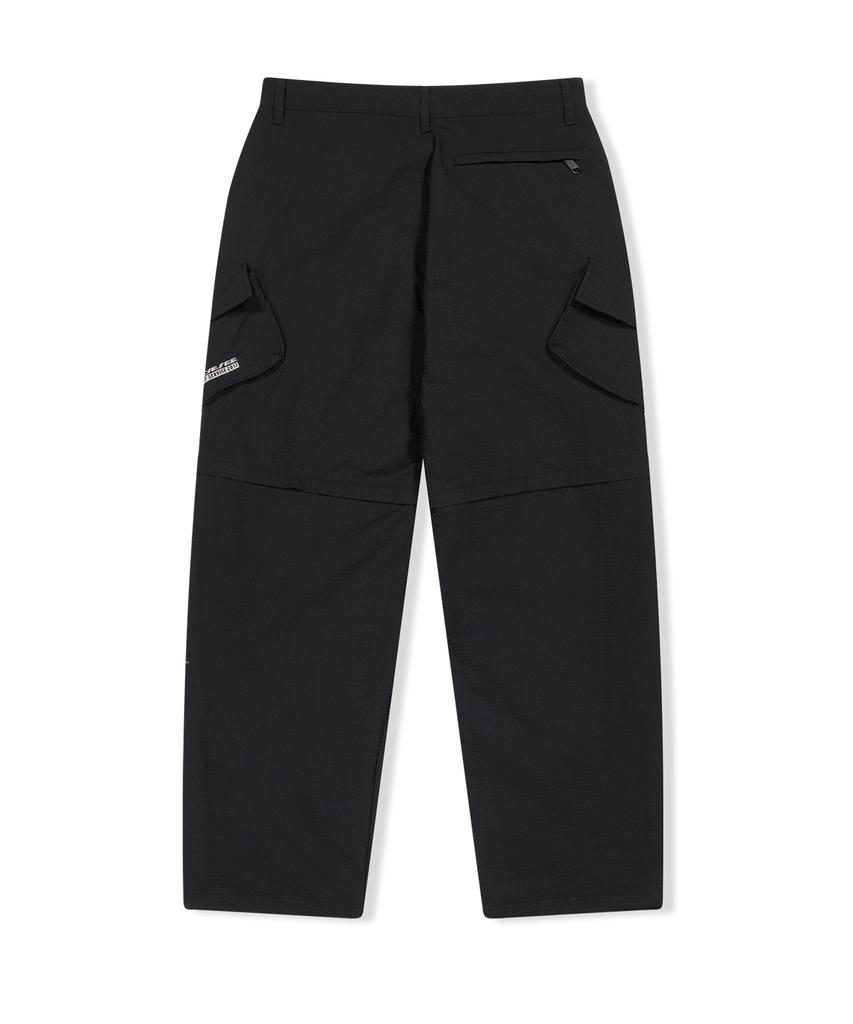 YESEYESEE Convertible Zip Off Pants Black